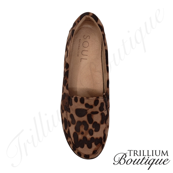 SOUL Naturalizer Zapato Loafer Cheetah Sizes: 6.5, 7.5 New in Box! - Picture 6 of 11
